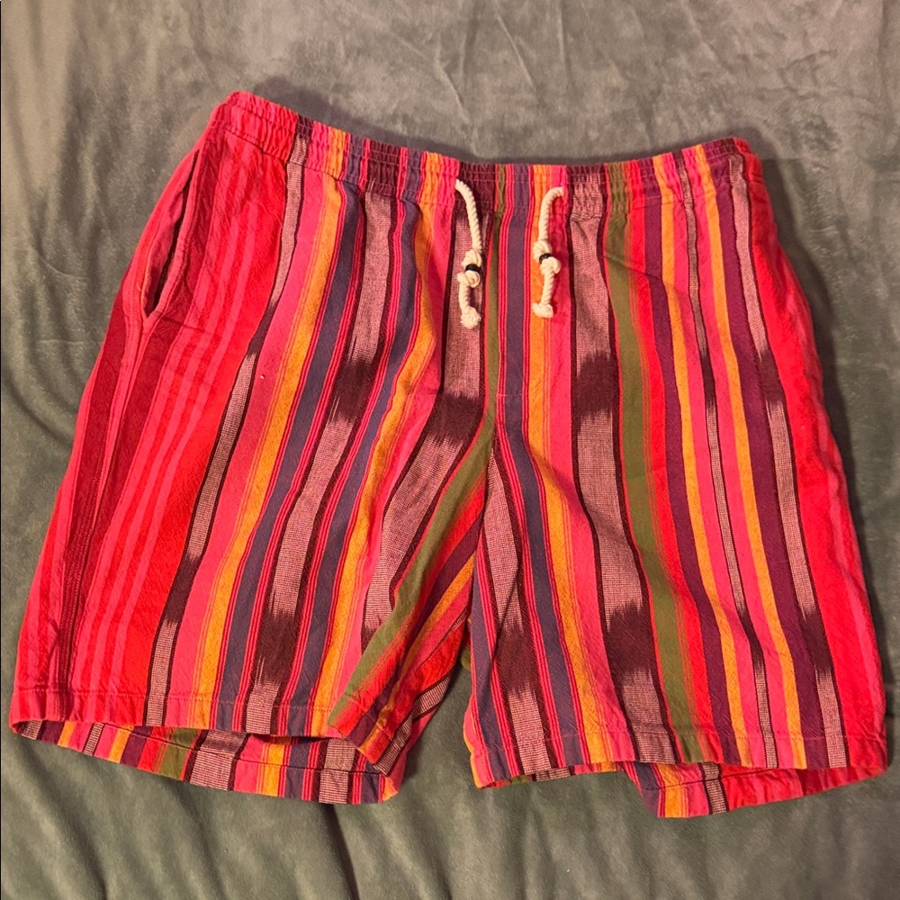 Scotch & Soda Multicolor Striped Men Shorts